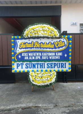 Papan Bunga Duka di Langkapura